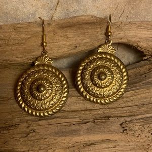 Brass earrings